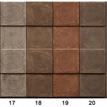 PU wood stone double colour